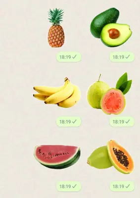 Fruit Stickers android App screenshot 7